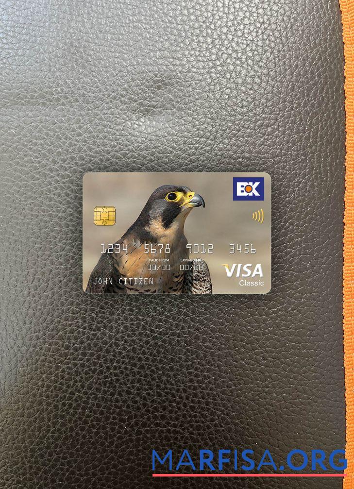Realistic Pakistan The Bank of Khyber bank visa classic card photolook front real example